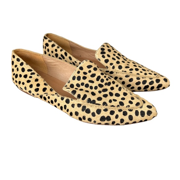 Madewell Shoes - Madewell Frances Skimmer Dotted Calf Hair Flats